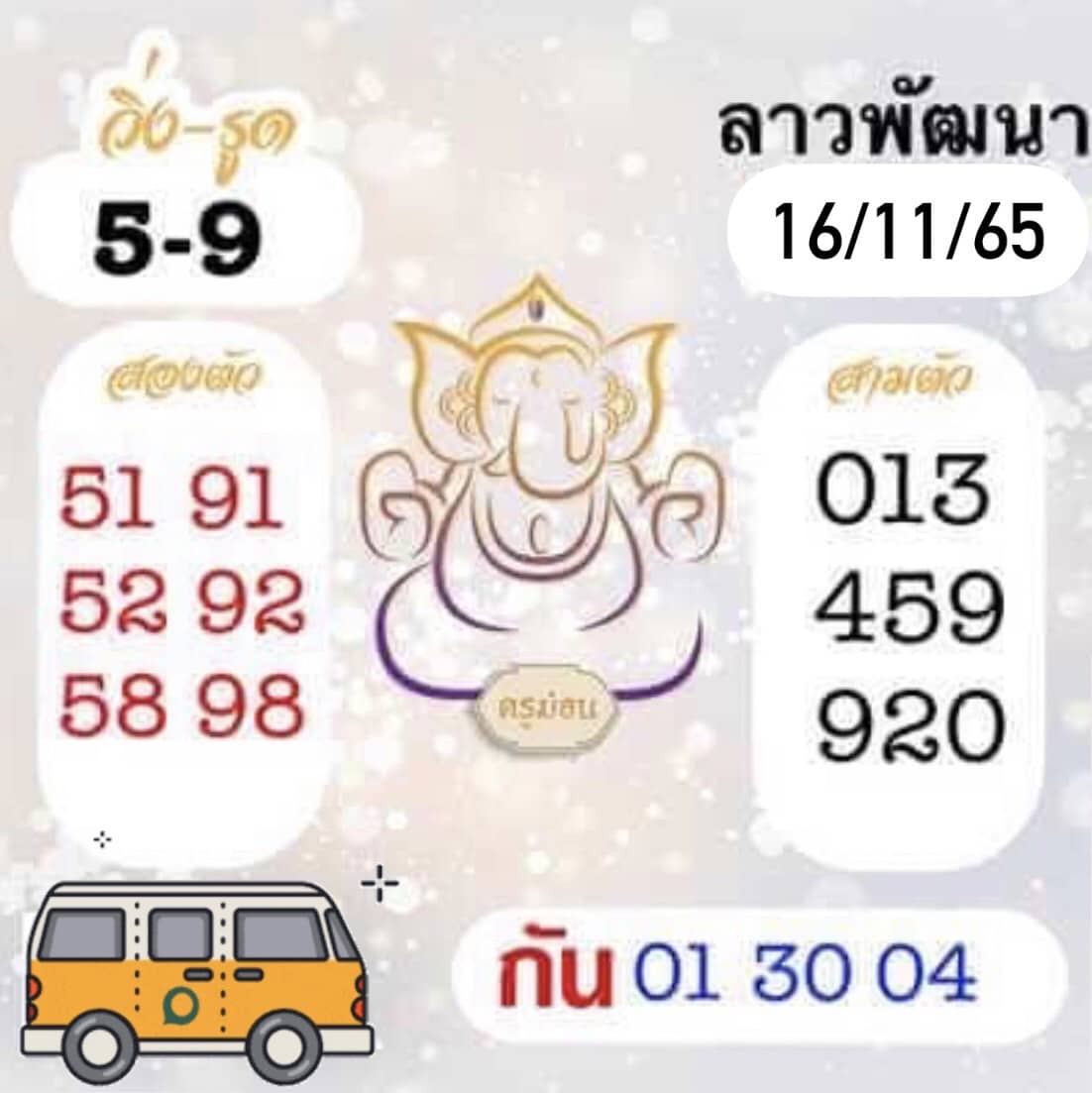 หวยลาว หวยลาวงวดนี้16-11-65