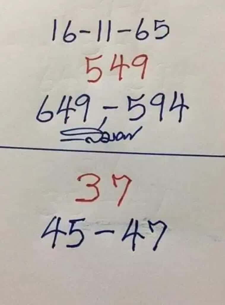 เลขดี หวยอาจารย์วิมลพวงน้อย16-11-65