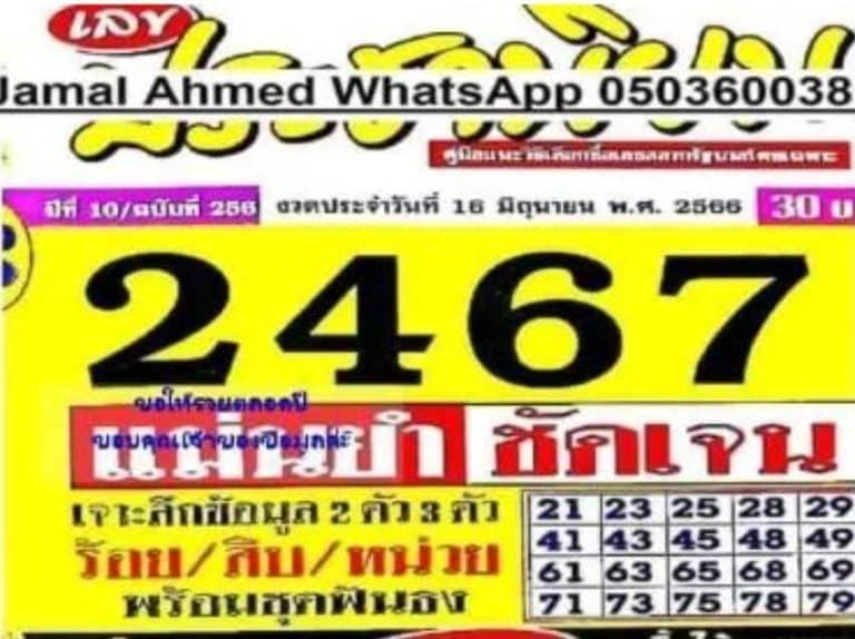 หวยประชานิยม 16-6-66