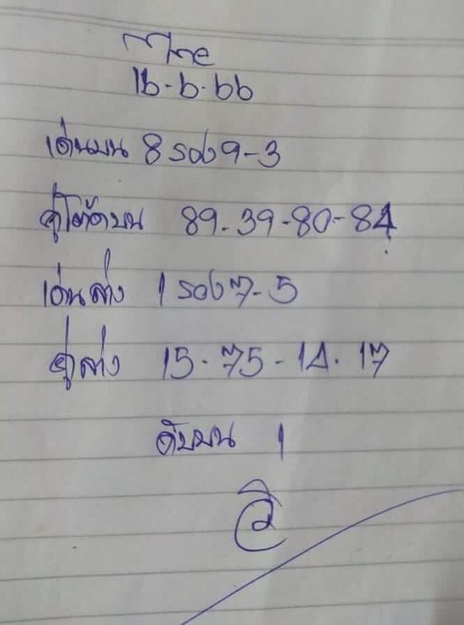 หวยอาจารย์วิ 16-6-66