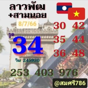 หวยลาวงวดนี้ 10-07-2566