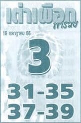หวยเต่าเผือกพารวยงวดนี้ 16-7-66