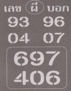 เลขผีบอก 16-9-66