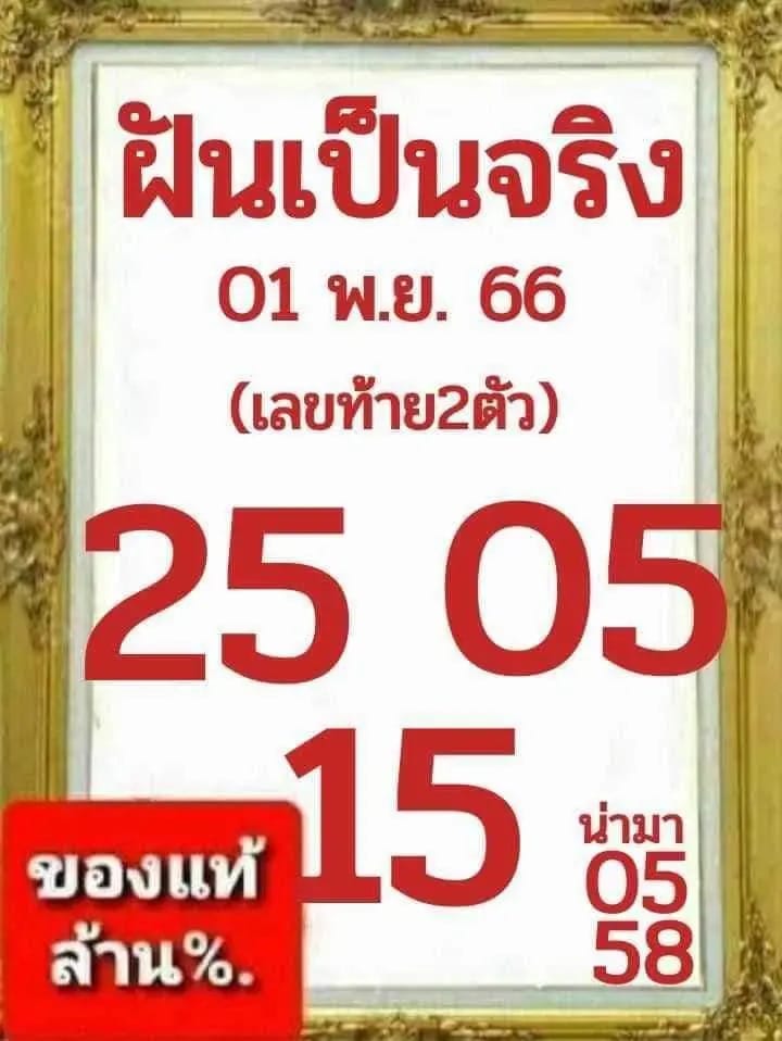 ฝันเป็นจริง 1-11-66