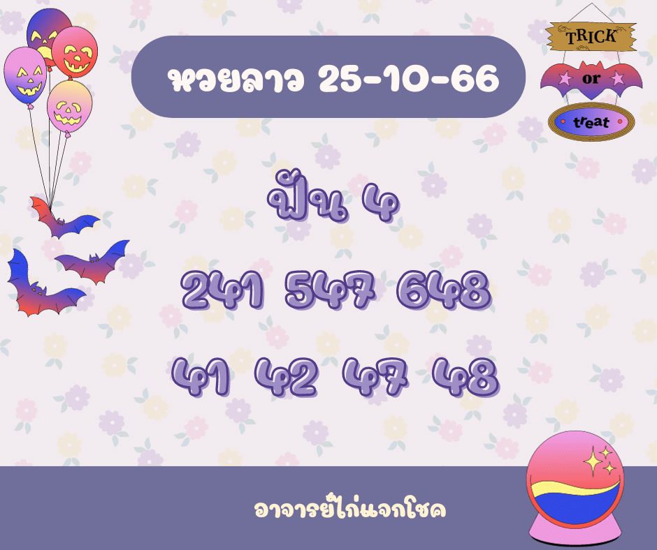 หวยลาว 25-10-66