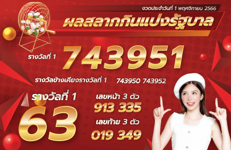 ตรวจหวย 1-11-66