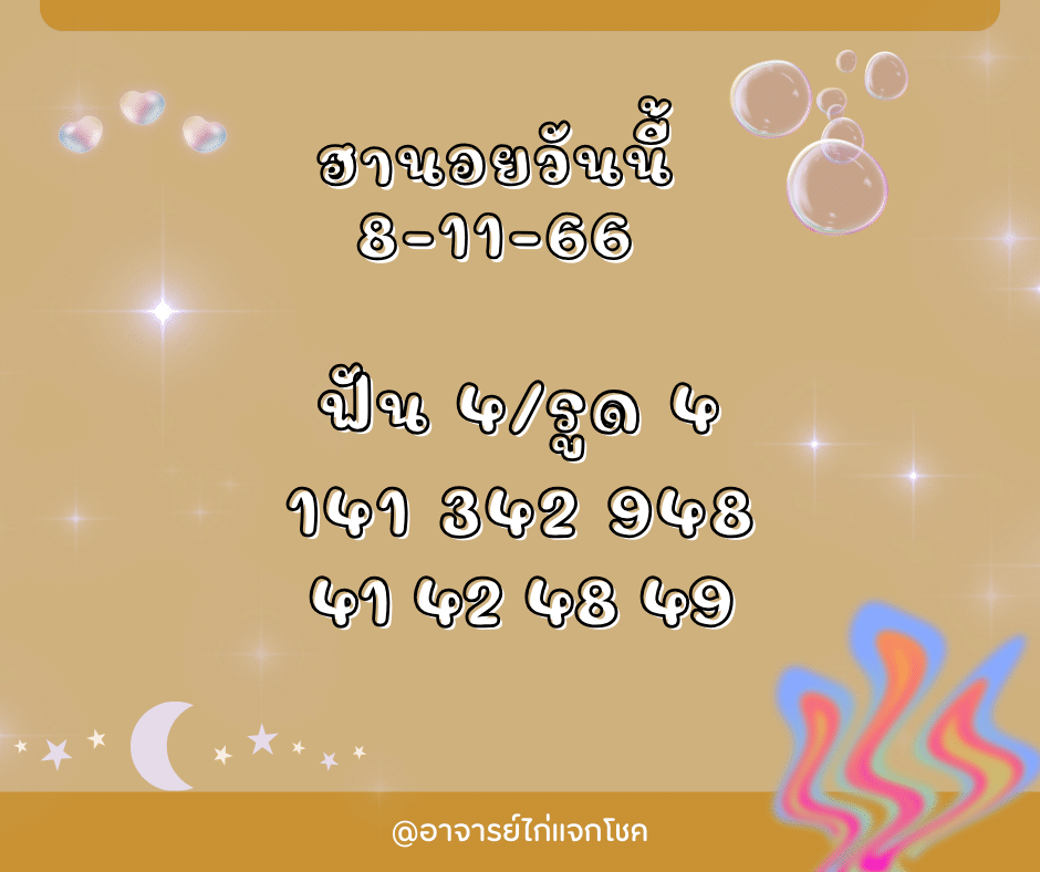 หวยฮานอยวันนี้ 8-11-66