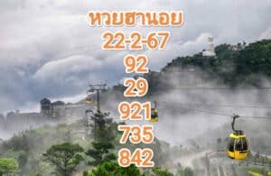 หวยฮานอยงวดนี้ 22-2-67