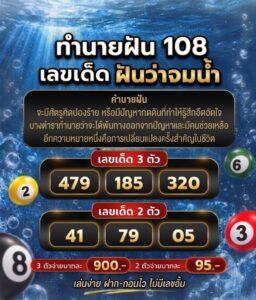 ฝันว่าจมน้ำ
